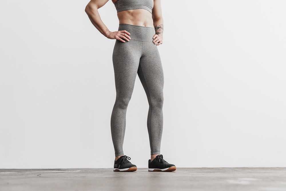 Leggings NOBULL Femme Grise - NOBULL High-Rise,France (9548-AYHBS)